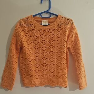 Jumping Beans Bright Orange Knit Sweater